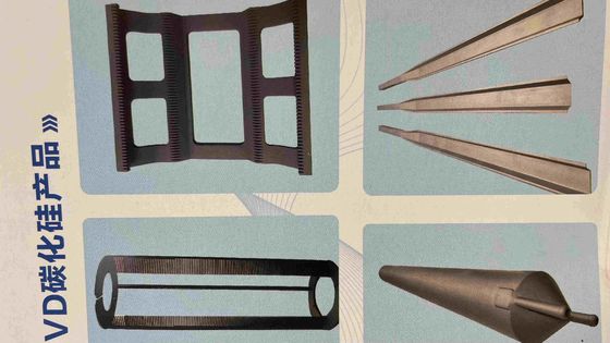 अर्धचालक उपकरण और एलईडी उपकरण के लिए उच्च परिशुद्धता सिलिकॉन कार्बाइड घटक